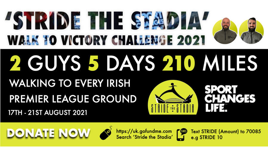Sport Changes Life Launch The 'Stride the Stadia' Walk To Victory Challenge 2021